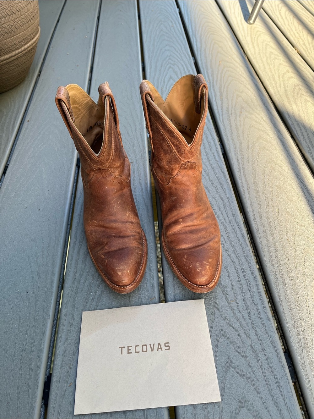Tecovas The Penny Leather Pull-On Western Boots